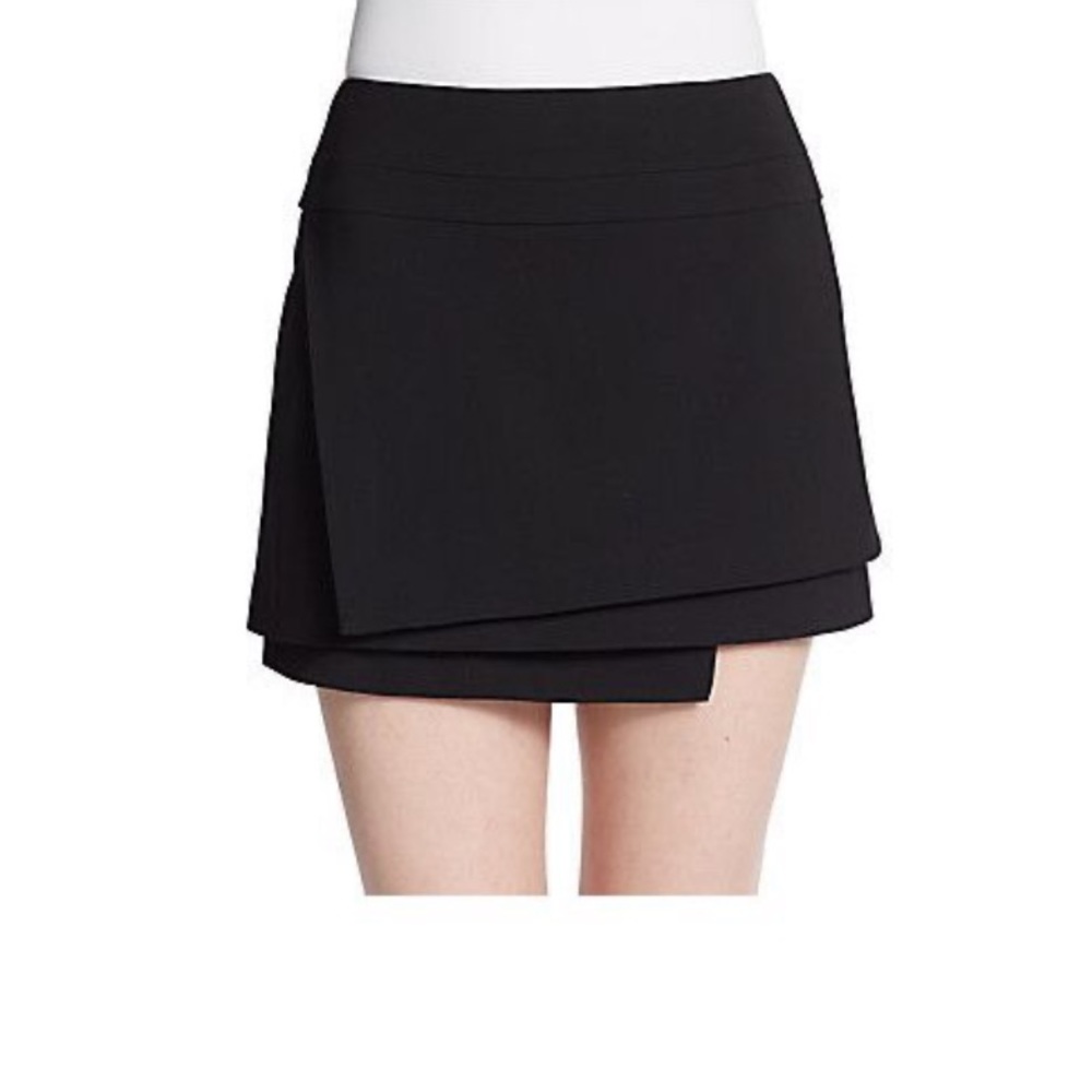 Helmet lang asymmetrical layered skirt 4